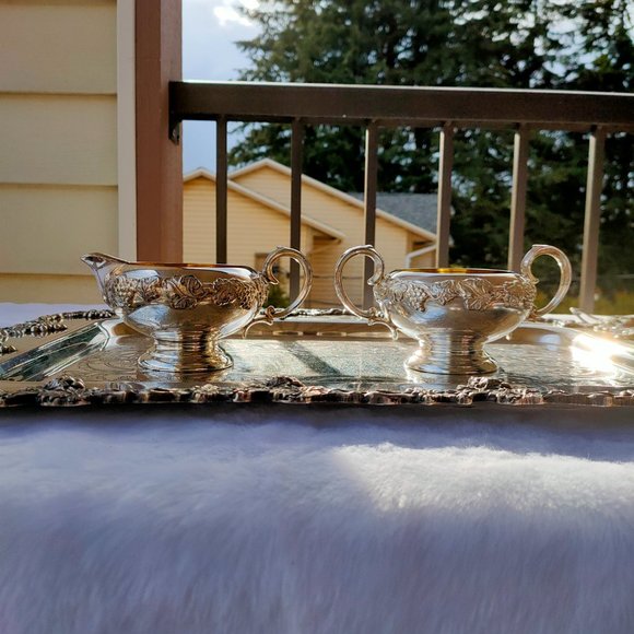 Old English Silver Set Reproduction - Picture 4 of 10